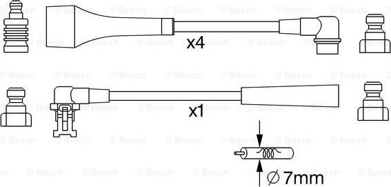 BOSCH 0 986 357 254 - Augstsprieguma vadu komplekts www.autospares.lv