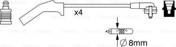 BOSCH 0 986 357 257 - Augstsprieguma vadu komplekts www.autospares.lv