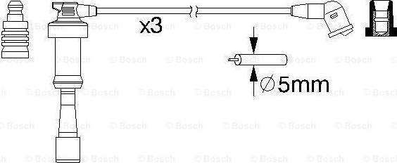 BOSCH 0 986 357 207 - Augstsprieguma vadu komplekts www.autospares.lv