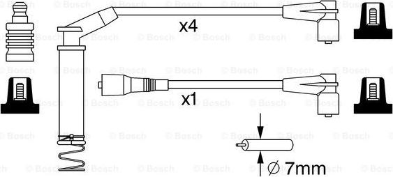 BOSCH 0 986 357 281 - Augstsprieguma vadu komplekts www.autospares.lv