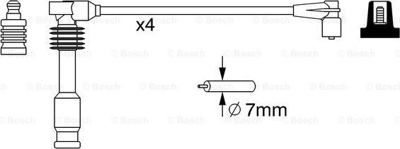 BOSCH 0 986 357 237 - Augstsprieguma vadu komplekts www.autospares.lv