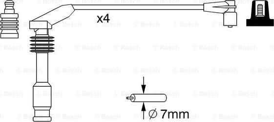 BOSCH 0 986 357 226 - Augstsprieguma vadu komplekts www.autospares.lv