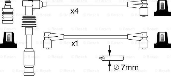 BOSCH 0 986 357 227 - Augstsprieguma vadu komplekts www.autospares.lv