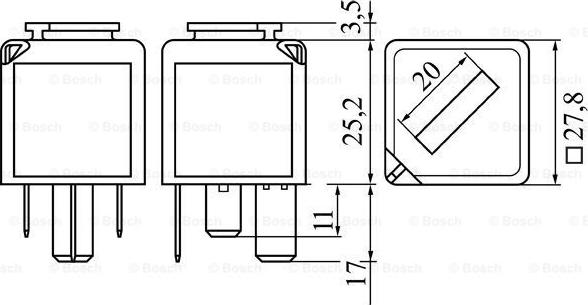 BOSCH 0 986 332 050 - Vadības bloks, Kvēlsveces darbības laiks www.autospares.lv