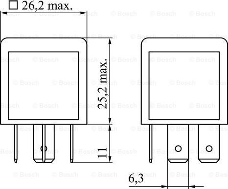 BOSCH 0 986 332 071 - Pagrieziena signāla pārtraucējs www.autospares.lv