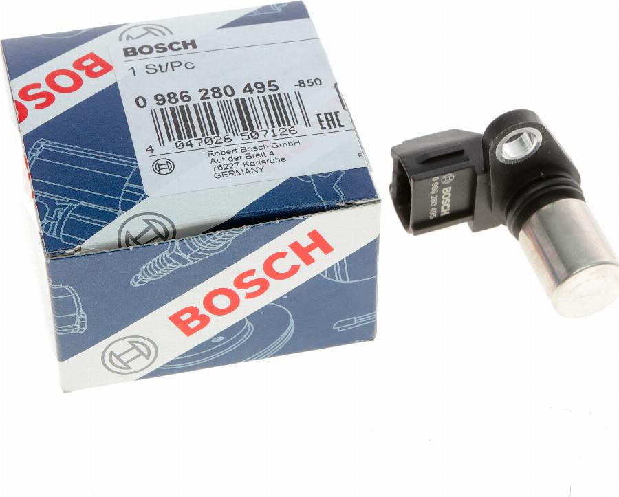 BOSCH 0 986 280 495 - Impulsu devējs, Kloķvārpsta www.autospares.lv