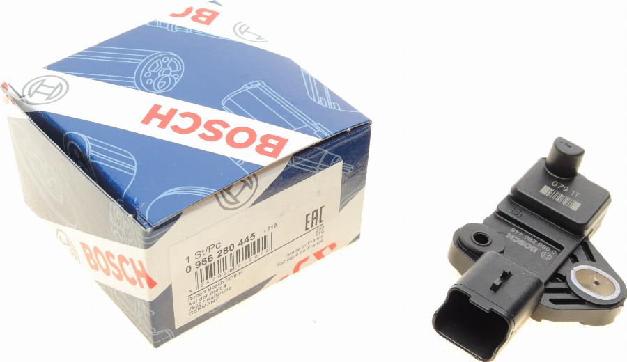 BOSCH 0 986 280 445 - Impulsu devējs, Kloķvārpsta www.autospares.lv