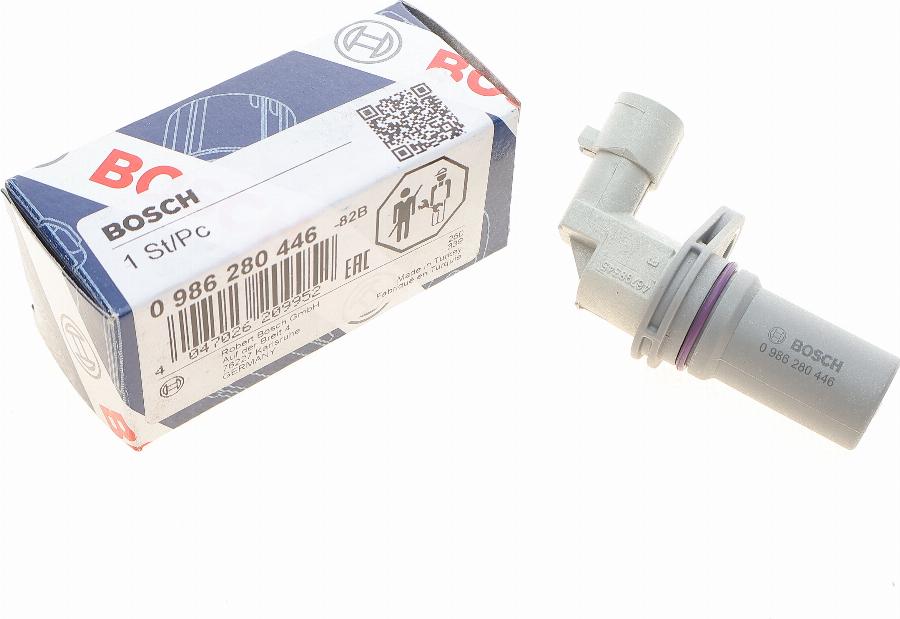 BOSCH 0 986 280 446 - Датчик импульсов, коленвал www.autospares.lv