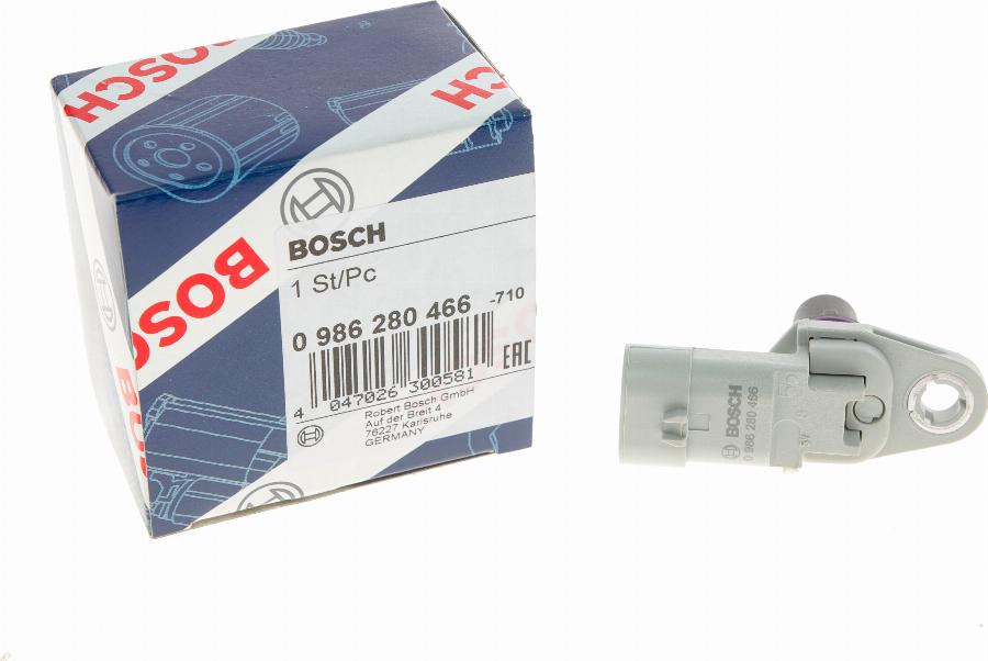 BOSCH 0 986 280 466 - Impulsu devējs, Kloķvārpsta www.autospares.lv