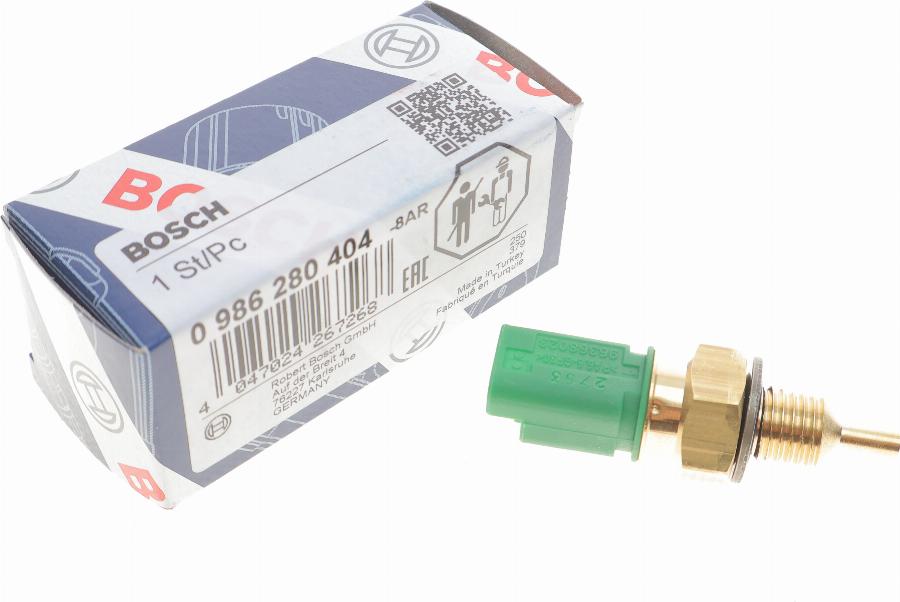 BOSCH 0 986 280 404 - Датчик, температура охлаждающей жидкости www.autospares.lv