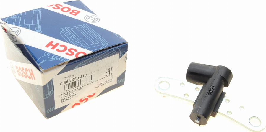 BOSCH 0 986 280 410 - Impulsu devējs, Kloķvārpsta www.autospares.lv