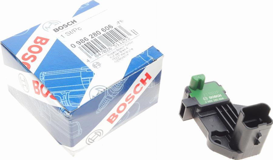 BOSCH 0 986 280 606 - Impulsu devējs, Kloķvārpsta www.autospares.lv