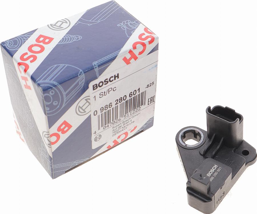 BOSCH 0 986 280 601 - Impulsu devējs, Kloķvārpsta www.autospares.lv