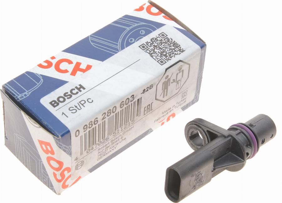 BOSCH 0 986 280 603 - Sensor, camshaft position www.autospares.lv