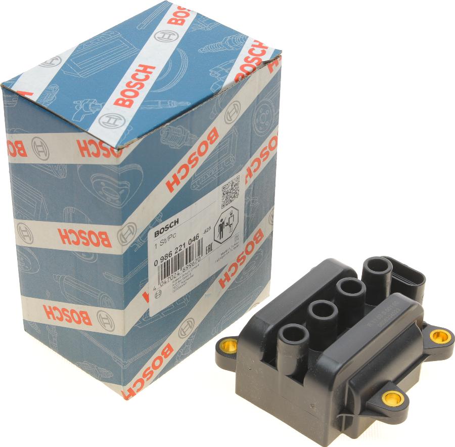 BOSCH 0 986 221 046 - Aizdedzes spole www.autospares.lv