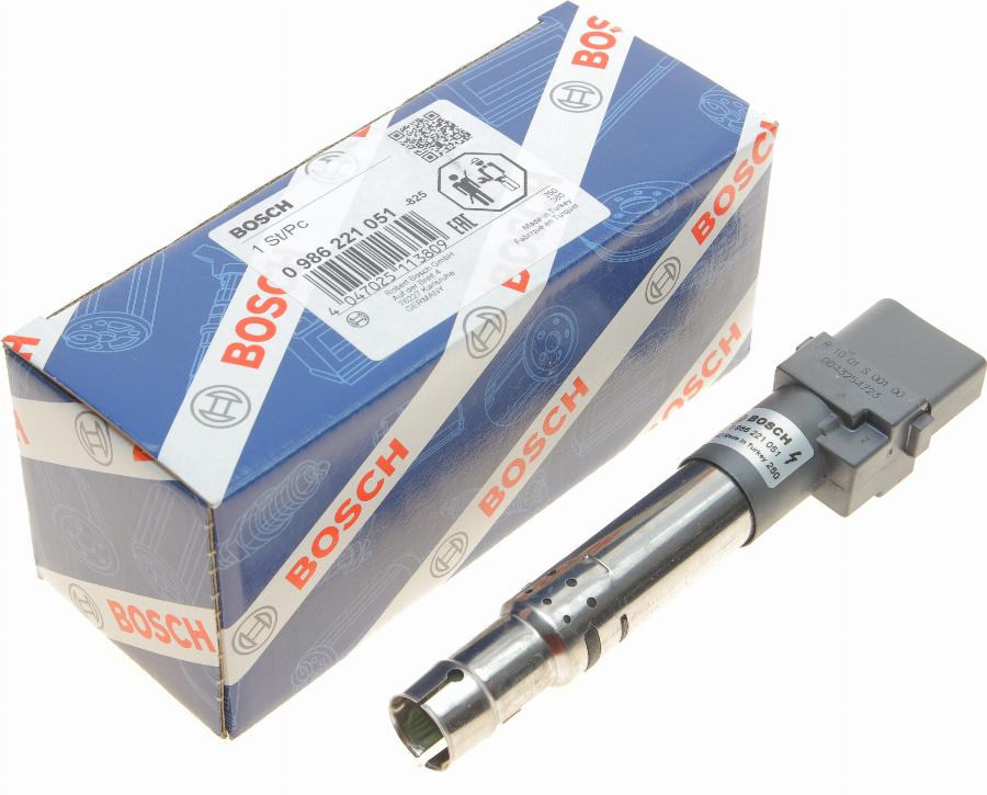 BOSCH 0 986 221 051 - Aizdedzes spole www.autospares.lv