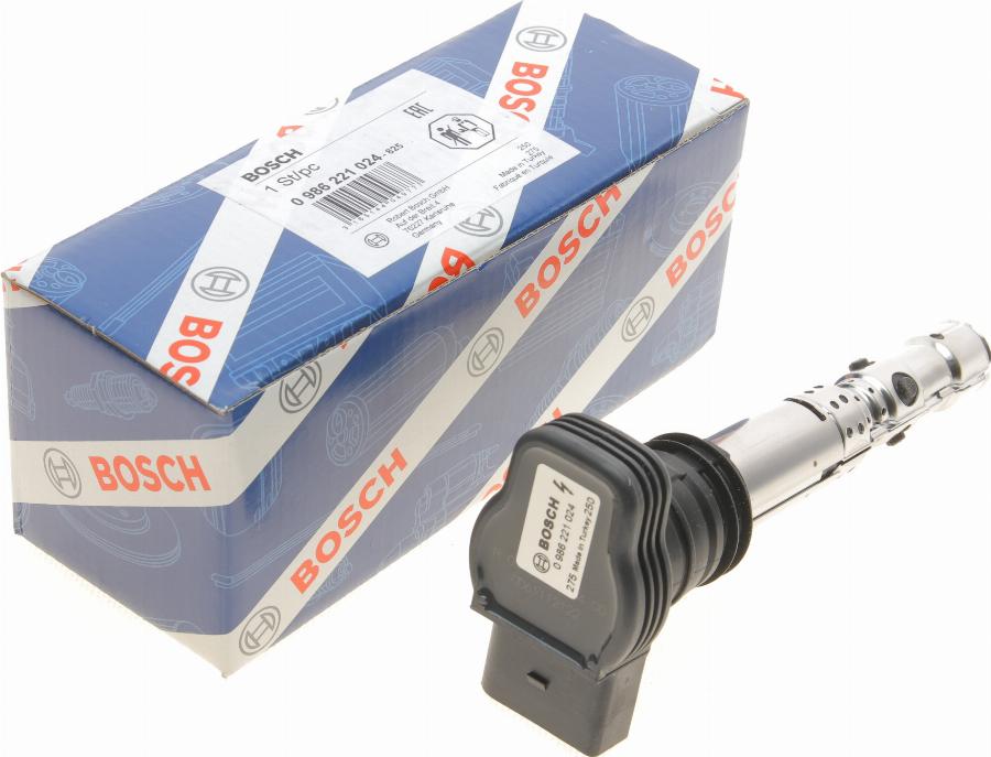 BOSCH 0 986 221 024 - Ignition Coil www.autospares.lv