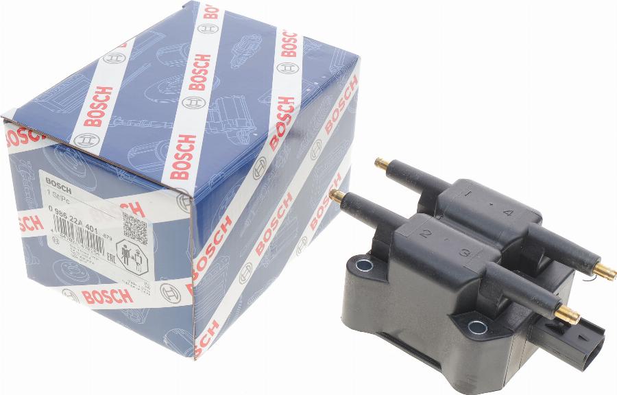 BOSCH 0 986 22A 401 - Aizdedzes spole www.autospares.lv