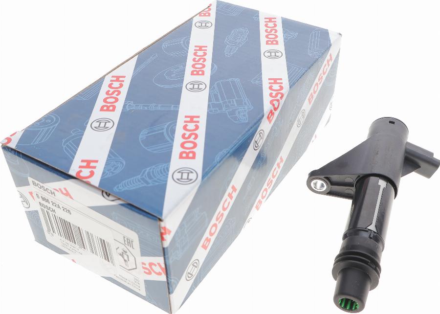 BOSCH 0 986 22A 226 - Aizdedzes spole www.autospares.lv