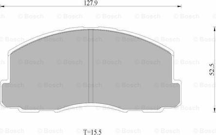 BOSCH 0 986 AB9 003 - Bremžu uzliku kompl., Disku bremzes www.autospares.lv