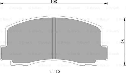 BOSCH 0 986 AB9 017 - Тормозные колодки, дисковые, комплект www.autospares.lv