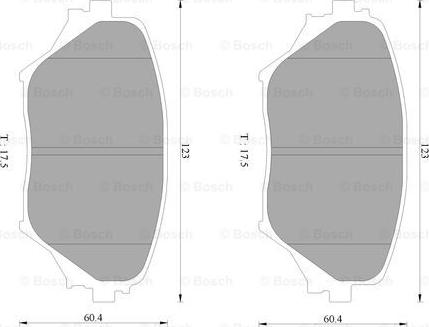 BOSCH 0 986 AB9 089 - Bremžu uzliku kompl., Disku bremzes www.autospares.lv