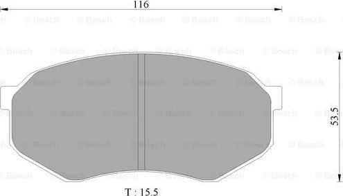 BOSCH 0 986 AB9 029 - Тормозные колодки, дисковые, комплект www.autospares.lv