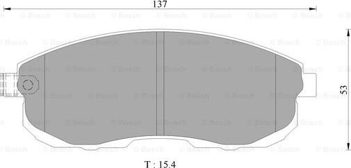 BOSCH 0 986 AB9 169 - Bremžu uzliku kompl., Disku bremzes autospares.lv