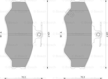 BOSCH 0 986 AB9 103 - Тормозные колодки, дисковые, комплект www.autospares.lv