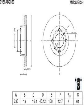 BOSCH 0 986 AB9 860 - Bremžu diski www.autospares.lv