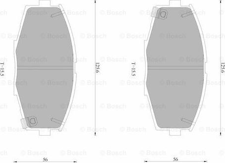 BOSCH 0 986 AB9 321 - Тормозные колодки, дисковые, комплект www.autospares.lv