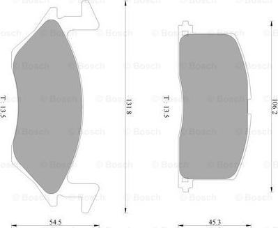 BOSCH 0 986 AB9 269 - Тормозные колодки, дисковые, комплект www.autospares.lv