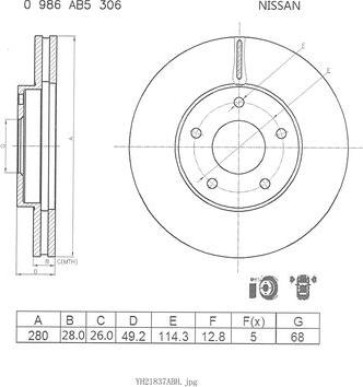 Herth+Buss Elparts J3301085 - Bremžu diski www.autospares.lv