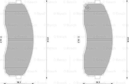 BOSCH 0 986 AB1 440 - Bremžu uzliku kompl., Disku bremzes www.autospares.lv