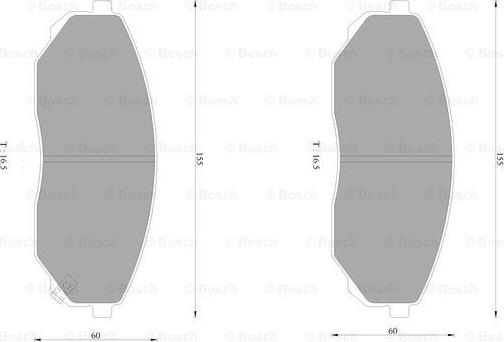 BOSCH 0 986 AB1 441 - Bremžu uzliku kompl., Disku bremzes www.autospares.lv