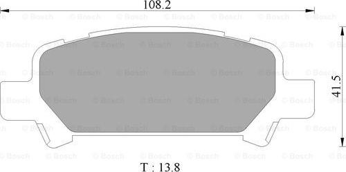 BOSCH 0 986 AB1 459 - Bremžu uzliku kompl., Disku bremzes www.autospares.lv