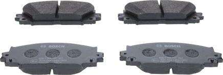 BOSCH 0 986 AB1 423 - Brake Pad Set, disc brake www.autospares.lv