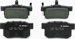 BOSCH 0 986 AB1 596 - Bremžu uzliku kompl., Disku bremzes autospares.lv