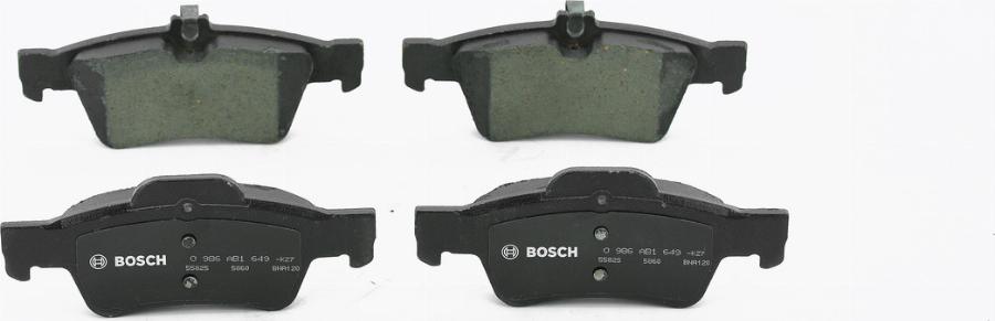 BOSCH 0986AB1649 - Bremžu uzliku kompl., Disku bremzes www.autospares.lv