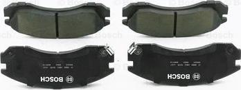 BOSCH 0 986 AB1 605 - Тормозные колодки, дисковые, комплект www.autospares.lv