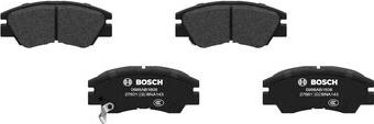 BOSCH 0 986 AB1 608 - Bremžu uzliku kompl., Disku bremzes www.autospares.lv