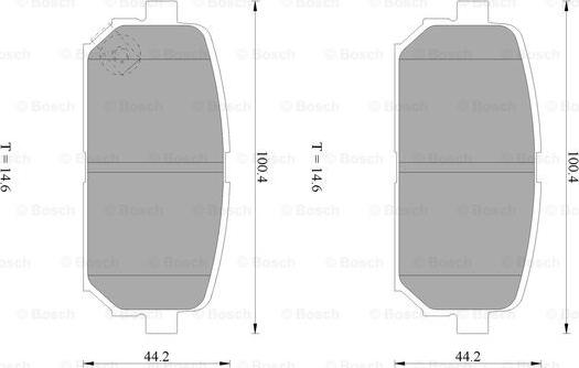 BOSCH 0 986 AB1 059 - Bremžu uzliku kompl., Disku bremzes autospares.lv