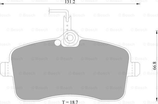 BOSCH 0 986 AB1 063 - Bremžu uzliku kompl., Disku bremzes www.autospares.lv