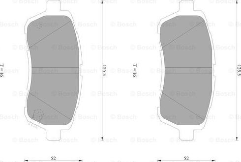 BOSCH 0 986 AB1 072 - Bremžu uzliku kompl., Disku bremzes www.autospares.lv