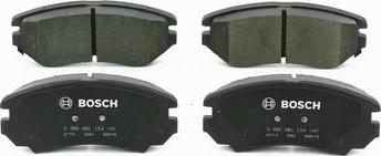 BOSCH 0 986 AB1 154 - Brake Pad Set, disc brake www.autospares.lv