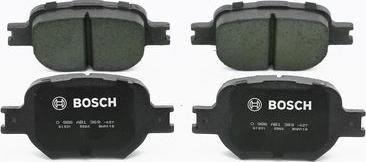 BOSCH 0 986 AB1 369 - Тормозные колодки, дисковые, комплект www.autospares.lv