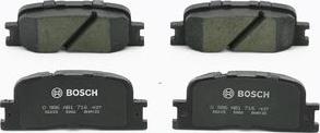 BOSCH 0 986 AB1 716 - Brake Pad Set, disc brake www.autospares.lv