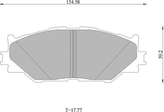 BOSCH 0 986 AB1 734 - Bremžu uzliku kompl., Disku bremzes www.autospares.lv