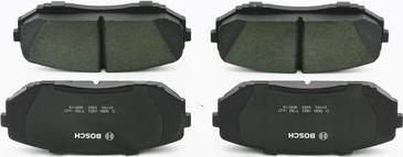 BOSCH 0 986 AB1 738 - Brake Pad Set, disc brake www.autospares.lv