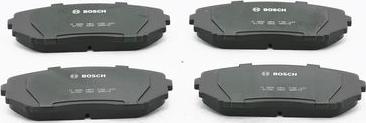 BOSCH 0 986 AB1 738 - Brake Pad Set, disc brake www.autospares.lv